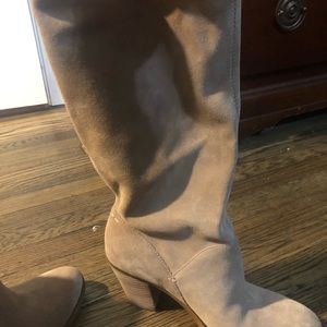 Lucky Brand Tan Suede Boots